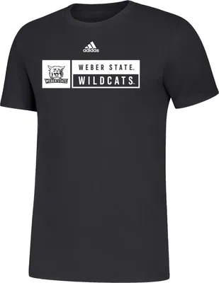 adidas Men's Weber State Wildcats Black Amplifier T-Shirt