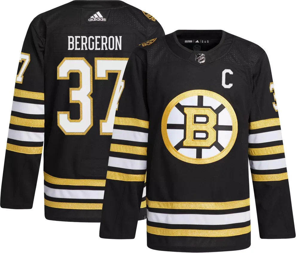 adidas Boston Bruins Centennial Patrice Bergeron #37 Home ADIZERO Authentic Jersey