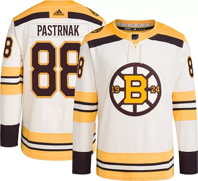 adidas Boston Bruins Centennial David Pastrnák #88 Alternate ADIZERO Authentic Jersey