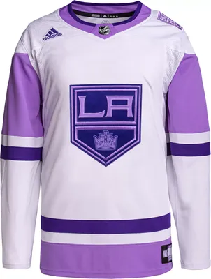 adidas 2023 Hockey Fights Cancer Los Angeles Kings ADIZERO Authentic Jersey