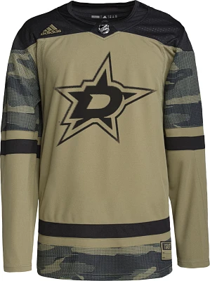 adidas Adult Dallas Stars Camo Wordmark ADIZERO Green Jersey