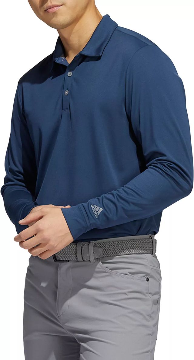 Dick's Sporting Goods Adidas Men's UPF Long Sleeve Golf Polo | Bridge  Street Town Centre