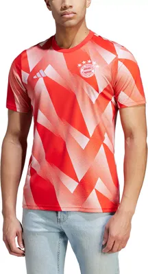 adidas Bayern Munich Red Prematch Jersey