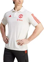 adidas Manchester United 2023 Off White Training Polo