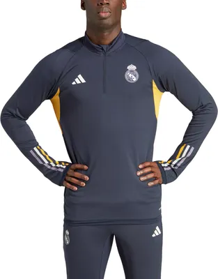 adidas Real Madrid 2023 Navy Training Quarter-Zip Pullover Shirt