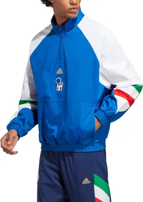 adidas Italy 2022 Icon Royal Blue Jacket