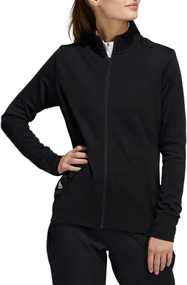 adidas Women's Textured Full Zip Golf Jacket