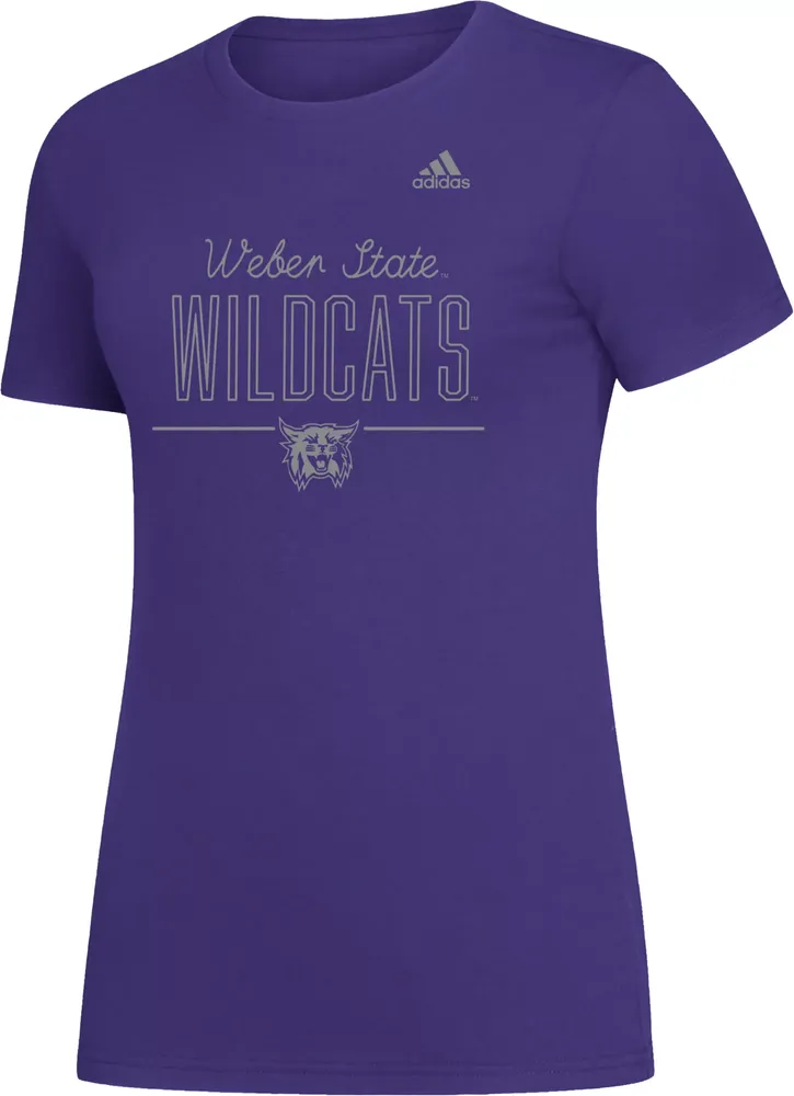 adidas Women's Weber State Wildcats Amplifier T-Shirt