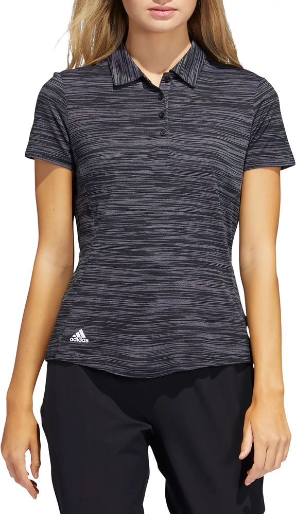 adidas Women's Space-Dyed Golf Polo