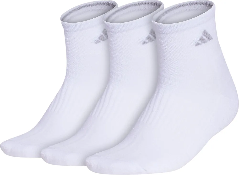 adidas Women's Cushioned Quarter Socks - 3 Pack