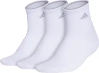 adidas Women's Cushioned Quarter Socks - 3 Pack