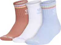 adidas Originals Women's Color Quarter Socks - 3 Pack