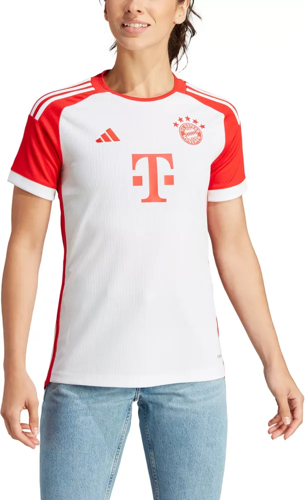 adidas Women's Bayern Munich 2023 Home Replica Jersey