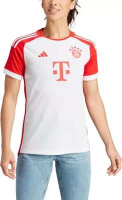 adidas Women's Bayern Munich 2023 Home Replica Jersey