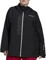 adidas Women's Plus Terrex Gore-Tex Paclite Rain Jacket