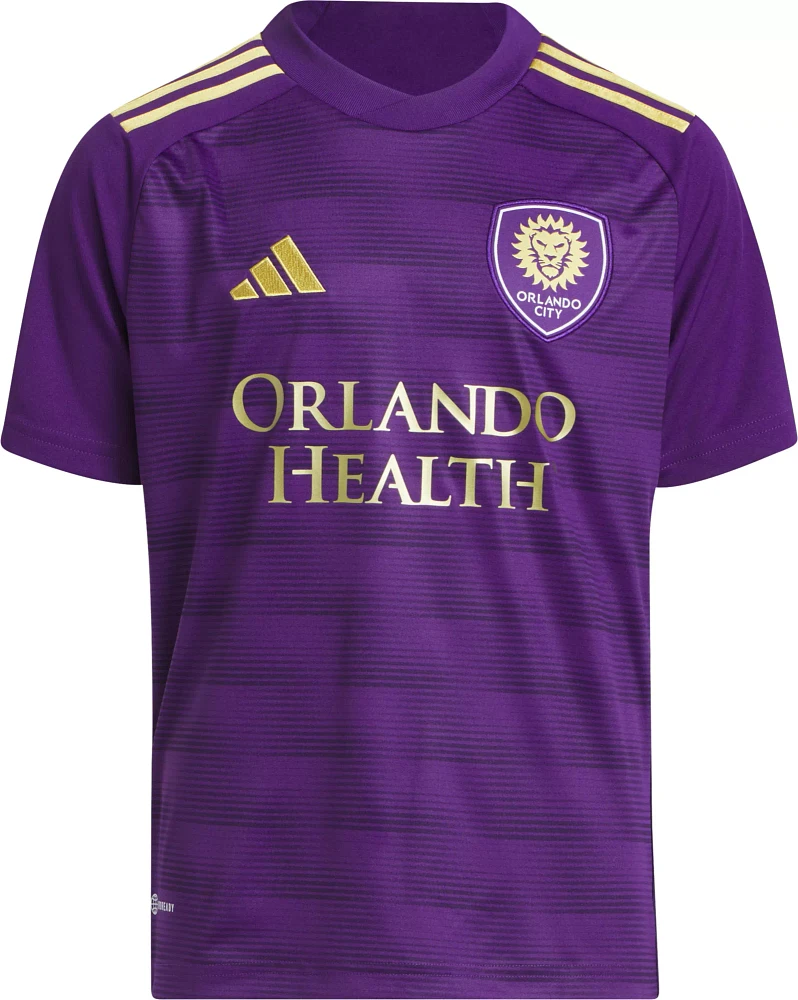 adidas Youth Orlando City '23 Primary Replica "The Wall" Jersey