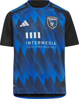 adidas Youth San Jose Earthquakes 2023 Primary Replica "Active Fault" Jersey