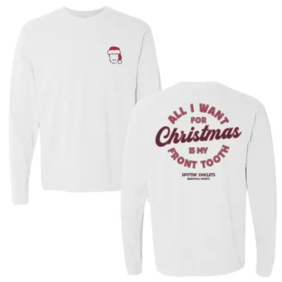 Barstool Spittin Chiclets Christmas Long Sleeve T-Shirt