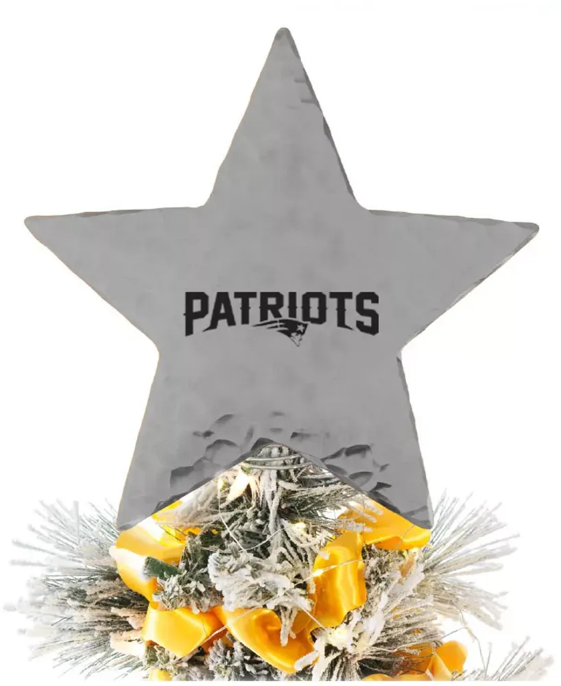 FOCO New England Patriots Star-Shaped Tree Topper