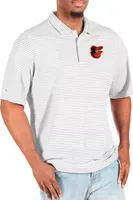 Antigua Men's Baltimore Orioles White Big & Tall Esteem Polo