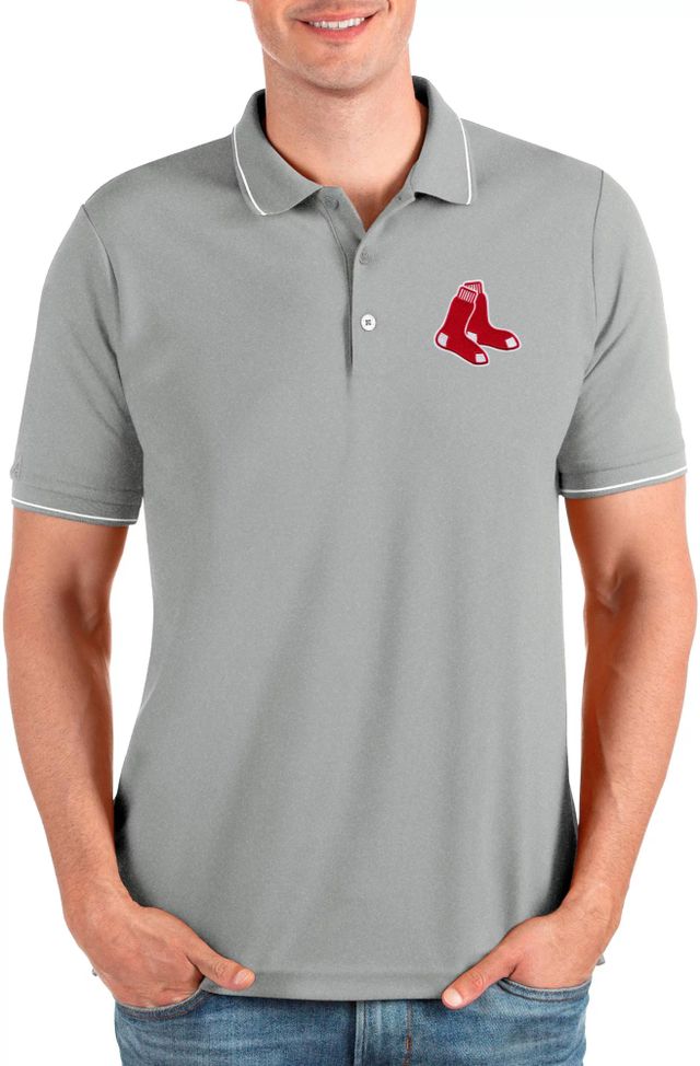 Boston Red Sox Antigua Compass Polo - Gray