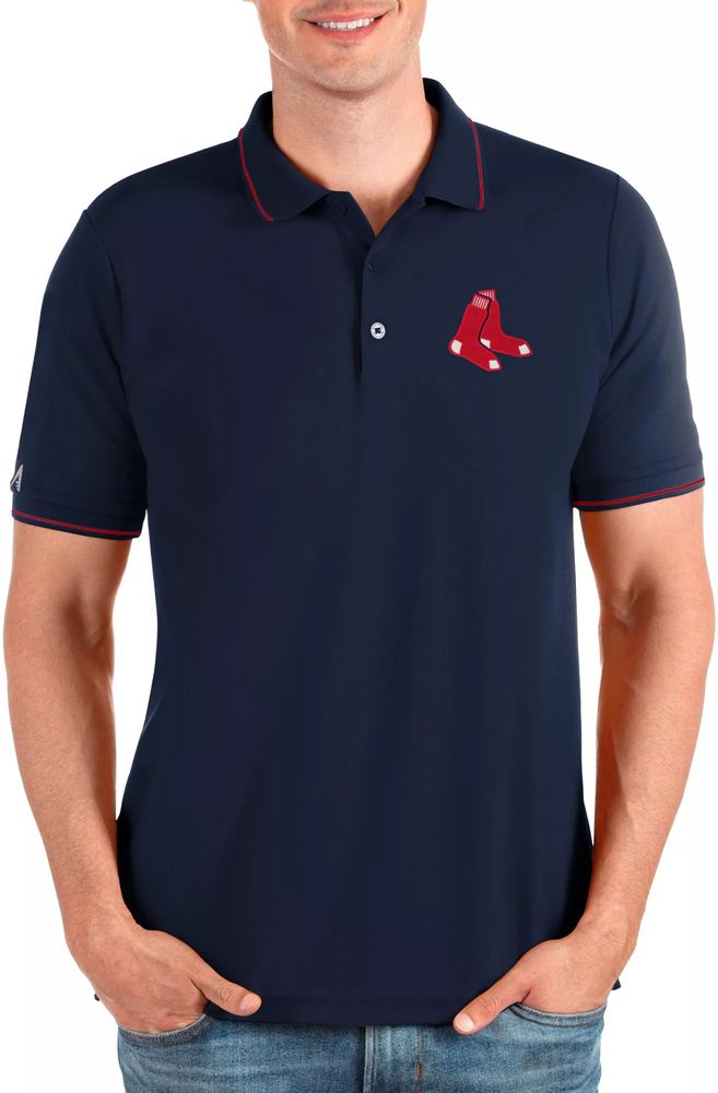 Boston Red Sox Antigua Compass Polo - Gray