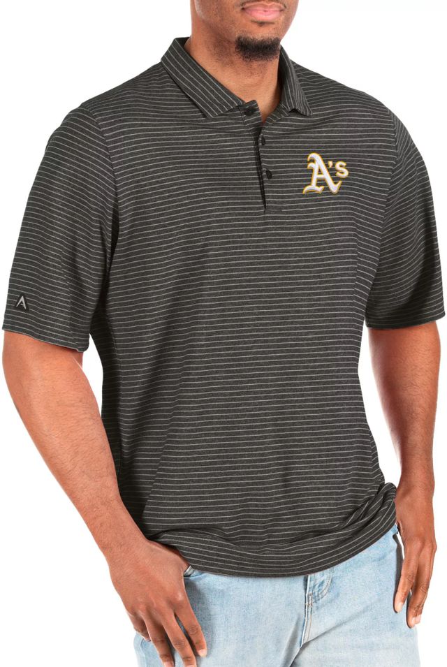 Men's Antigua Gray Texas Rangers Big & Tall Legacy Pique Polo