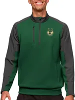 Antigua Men's Milwaukee Bucks Team ¼ Zip