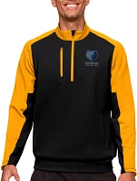 Antigua Men's Memphis Grizzlies Black Team ¼ Zip