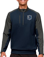 Antigua Men's Dallas Mavericks Navy Team ¼ Zip