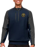 Antigua Men's Denver Nuggets Navy Team ¼ Zip