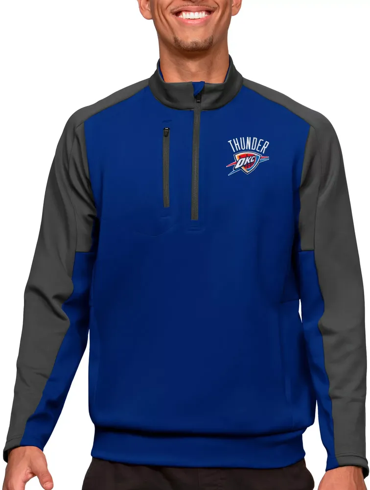 Antigua Men's Oklahoma City Thunder Royal Team ¼ Zip