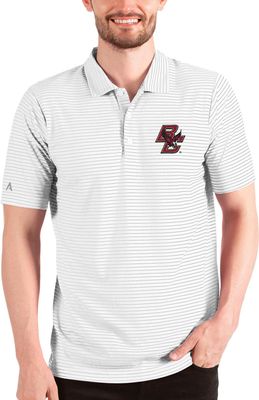 Antigua Men's Boston College Eagles /Silver Esteem Polo