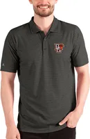 Antigua Men's Bowling Green Falcons Black/Silver Esteem Polo