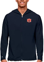 Antigua Men's Auburn Tigers Navy Legacy Full Zip Hoodie