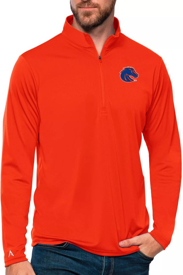 Women's Antigua Navy/Orange Denver Broncos Generation Full-Zip Jacket Size: Small