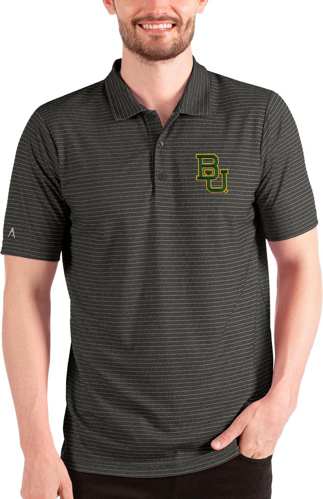 Antigua Men's Baylor Bears /Silver Esteem Polo