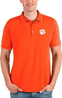 Antigua Men's Clemson Tigers Orange Affluent Polo