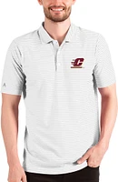 Antigua Men's Central Michigan Chippewas White/Silver Esteem Polo