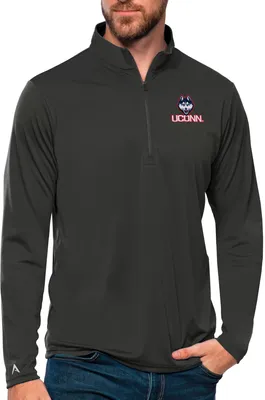 Antigua Men's UConn Huskies Smoke Tribute Quarter-Zip Shirt