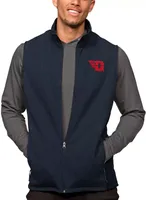 Antigua Men's Dayton Flyers Navy Heather Course Vest