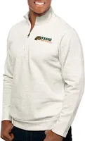 Antigua Men's Florida A&M Rattlers Oatmeal Gambit Quarter-Zip