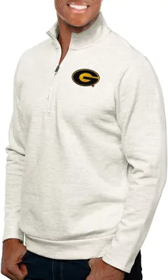 Antigua Men's Grambing State Tigers Oatmeal Gambit Quarter-Zip