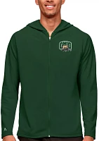 Antigua Men's Ohio Bobcats Dark Pine Legacy Full Zip Hoodie