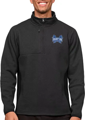 Antigua Men's Hampton Pirates Black Course 1/4 Zip Jacket