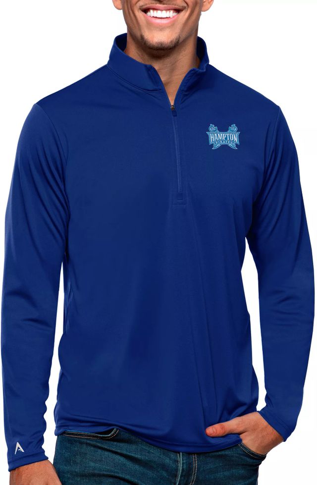 Youth Blue Seton Hall Pirates Team Logo Quarter-Zip Pullover