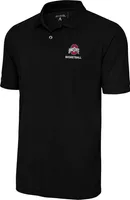 Antigua Men's Ohio State Buckeyes Basketball Black Polo