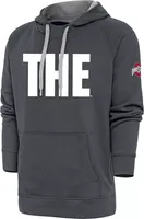 Antigua Men's Ohio State Buckeyes Charcoal The Victory Hoodie