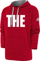 Antigua Men's Ohio State Buckeyes Dark Red The Victory Hoodie