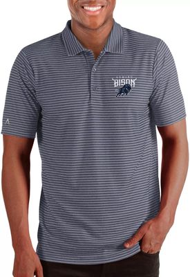 Antigua Men's Howard Bison Navy and Esteem Polo